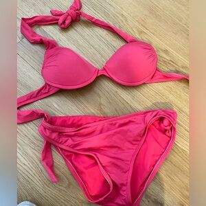 Pink bikini